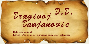Dragivoj Damjanović vizit kartica